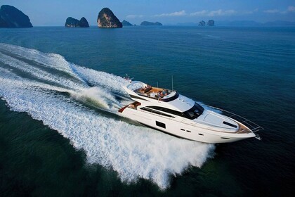 Czarter Jacht luksusowy Princess 64 Fly White Golfe Juan