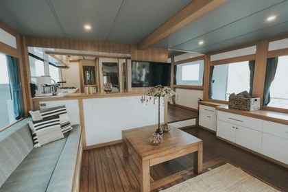 Custom built trawler-motor yacht with capacity of 8 people