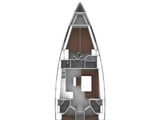 Sailboat  Bavaria 46 Cruiser boat plan