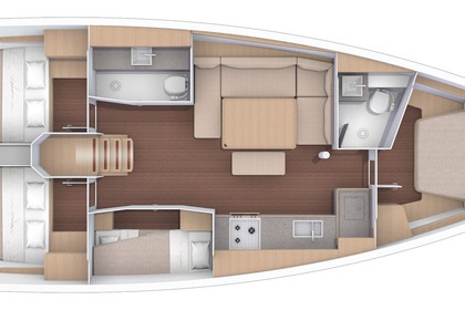 Location Voilier Dufour Yachts Dufour 470 - 4 cab. Marseille