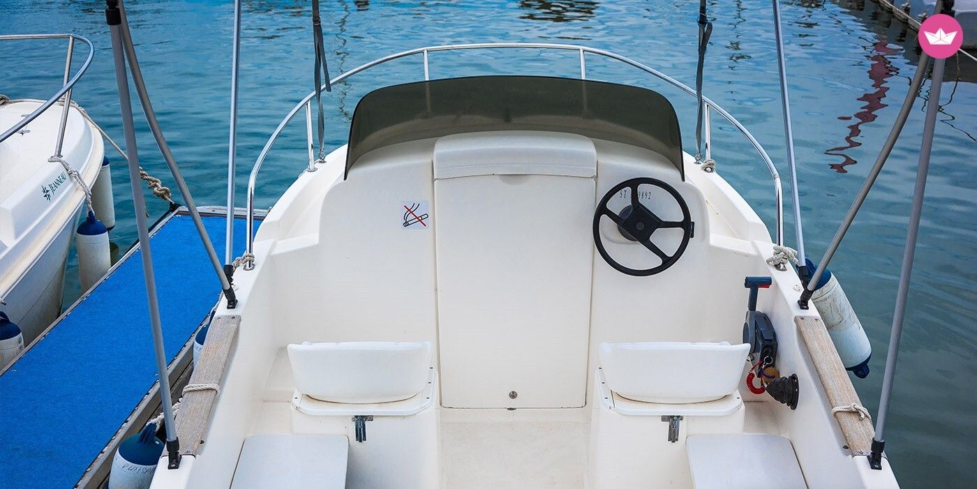 Bateau sans permis  Jeanneau Navy Blue 5 places Standard 6cv 4
