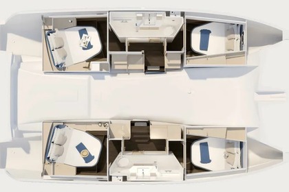 Location Catamaran 1 FP NEW 41 - MA (4D/2C/1P) Ajaccio