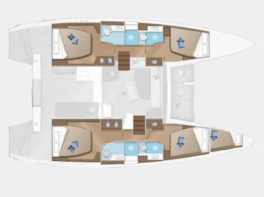 Catamaran Lagoon Lagoon 42 Boat design plan