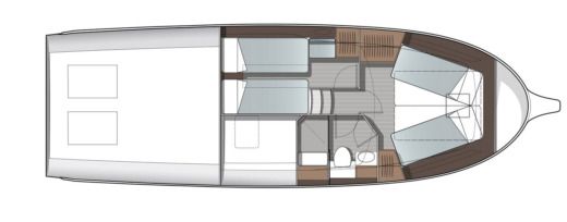 Motor Yacht Greenline 39 boat plan