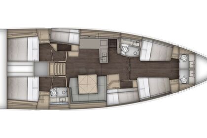 Hire Sailboat Dufour Yachts Dufour 54 - 6 cab. Trogir