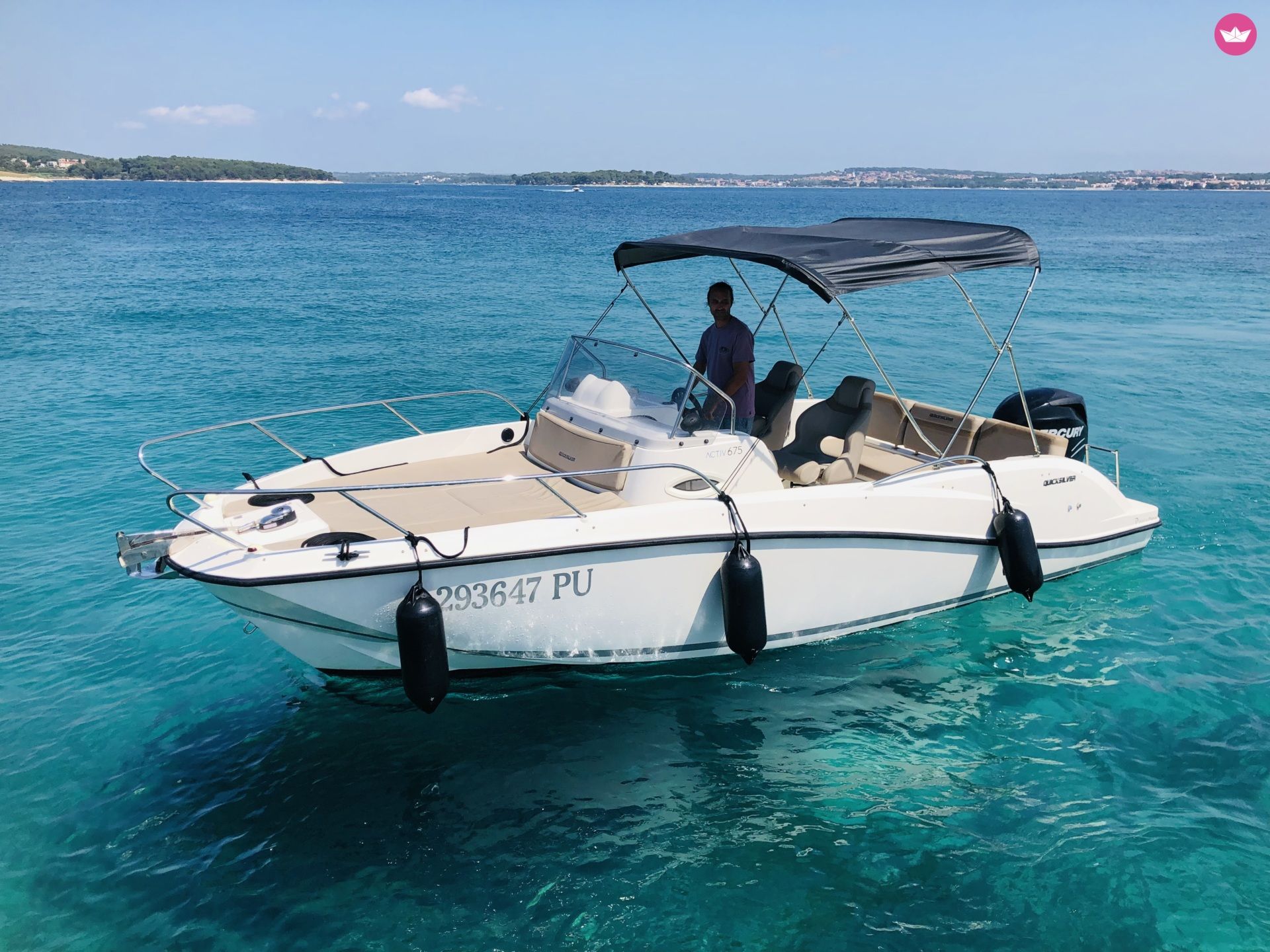 Semi-rigide Quicksilver Activ 675 Sundeck 150cv 4