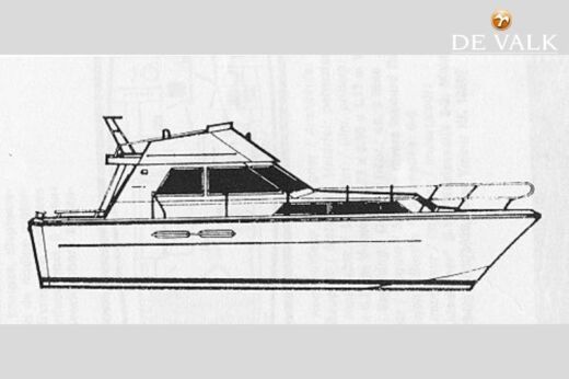 Motorboat Princess 37 Boot Grundriss