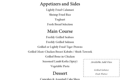 Catering for your Yacht Trip in Dubai