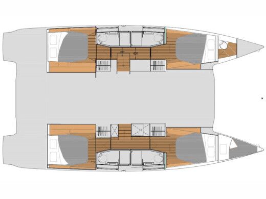 Catamaran  Elba 45 Boat design plan