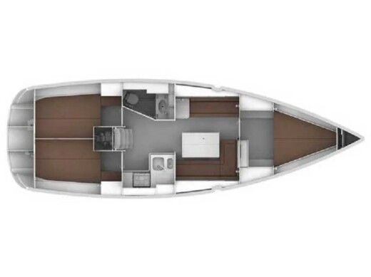 Sailboat  Bavaria Cruiser 36 Boot Grundriss