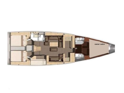 Sailboat  Dufour 512 Grand Large Boat design plan