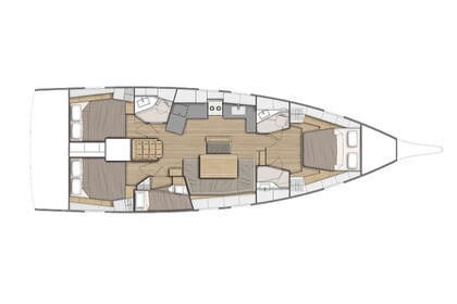 Rental Sailboat  Oceanis 46.1 (bunk cab) Castiglioncello