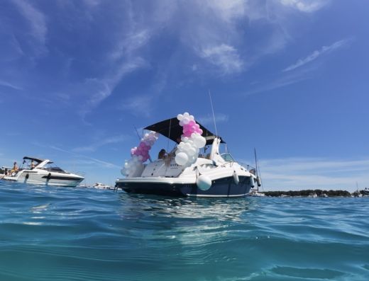 Motorboat Sea Ray 375 Sundancer Boot Grundriss