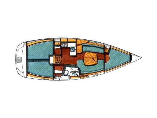 Sailboat Beneteau Oceanis 331 Boat design plan