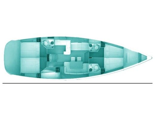 Sailboat  Jeanneau 53 Boat design plan
