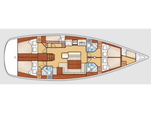 Sailboat  Oceanis 50 Family (Refit 2025) Boat design plan