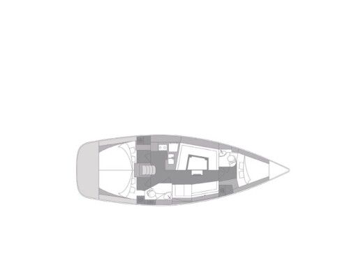 Sailboat Elan Impression 40.1 Boat layout