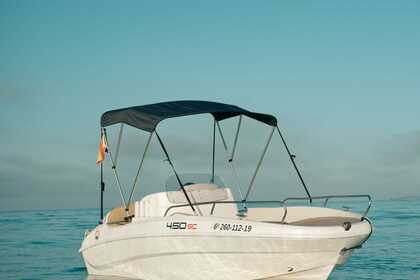 Hire Boat without licence  REMUS 450 S'Estanyol de Migjorn
