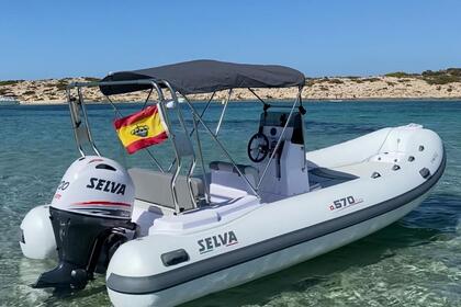 Alquiler Lancha Selva Marine 570 Ibiza