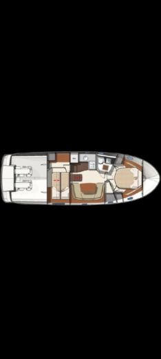 Motorboat Jeanneau Prestige 390 S Plan du bateau