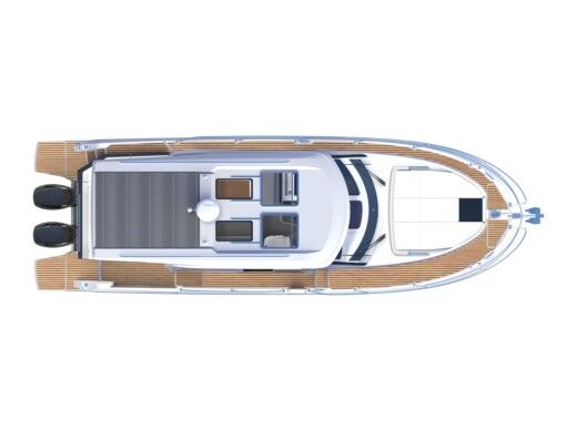 Motorboat  Antares 11 Fly Plan du bateau