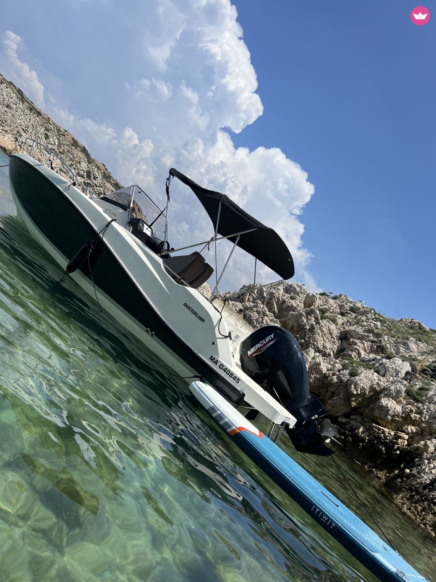 Bateau à moteur Brunswick Quicksilver 675 Open 150cv 4