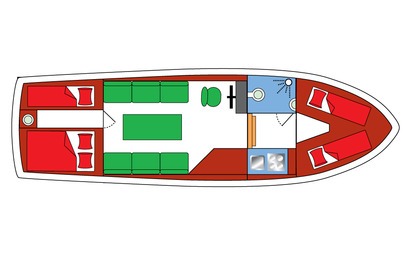Charter Houseboat Palan DL 1100 Woubrugge