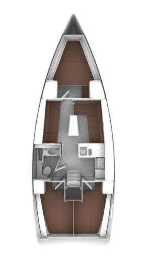 Sailboat Bavaria Bavaria 37 Cruiser Boat layout