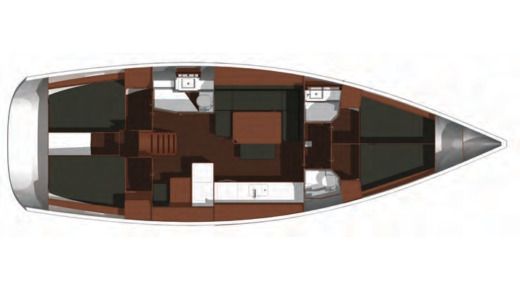Sailboat Dufour Dufour 450 GL boat plan