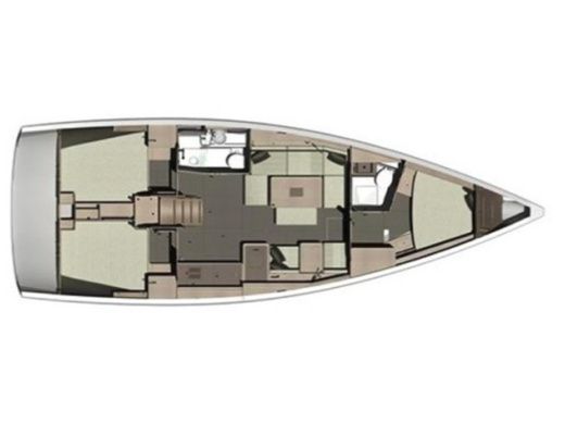 Sailboat DUFOUR 412 Grand Large Boat design plan