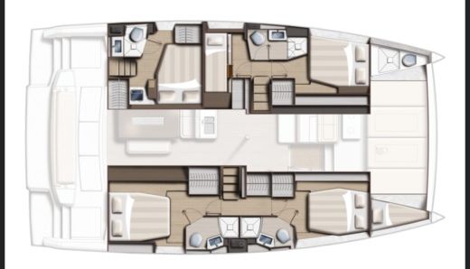 Catamaran Bali - Catana Bali 4.8 boat plan