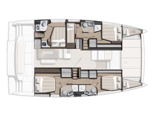 Catamaran  Bali 4.6 FULL EQUIPE  boat plan
