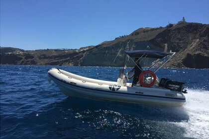 Rent a rib boat Discover Santorini by your own.