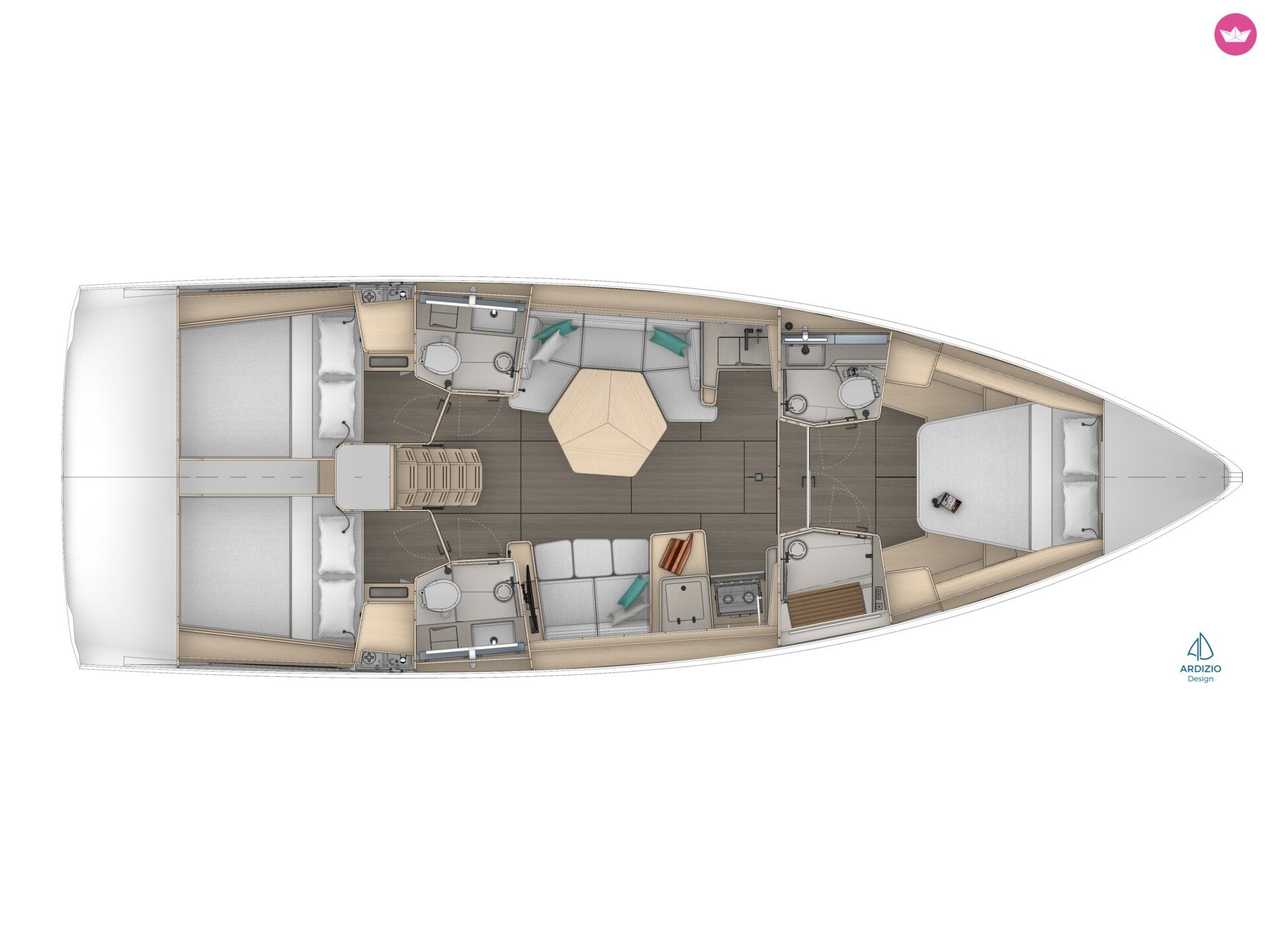 Voilier Sunsail 44.3 13m