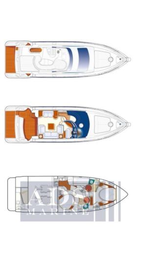 Motor Yacht Azimut Azimut 50 Plan du bateau
