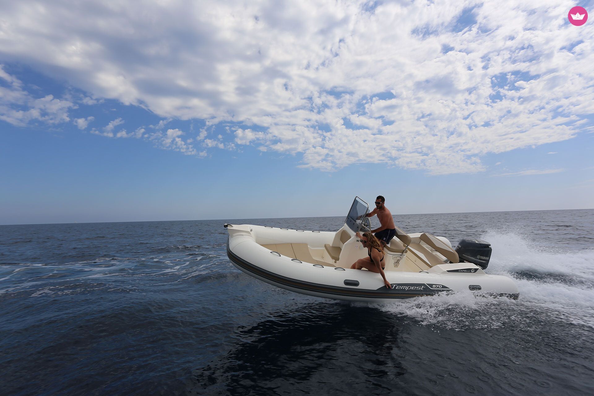 Bateau sans permis  Capelli Capelli Tempest 570 - CON TENDALINO 40cv 2