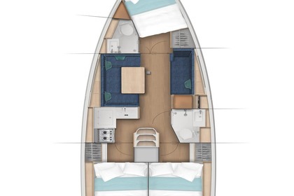 Hyra båt Segelbåt Jeanneau Sun Odyssey 380 Procida