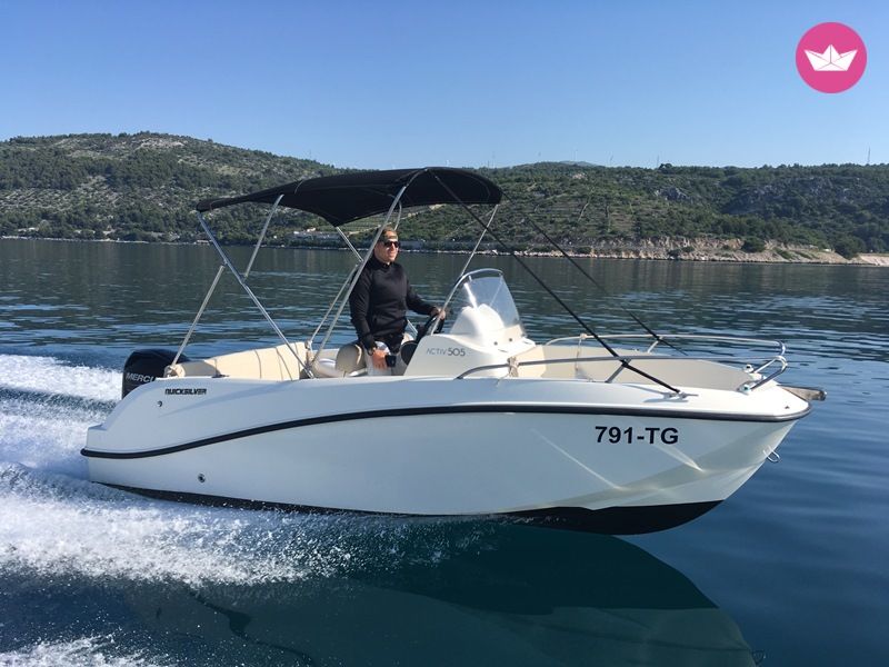 Motorboat Quicksilver 505 Activ for hire