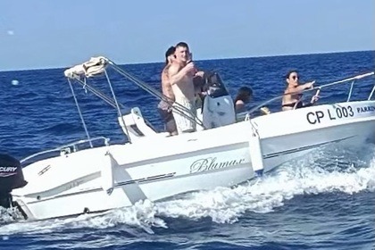 Hyra båt Båt utan licens  tancredi blu max pro 19 anno 2022 Castellammare del Golfo