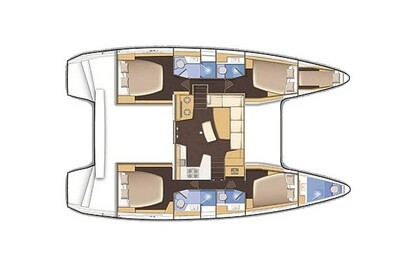 Alquiler Catamarán  Lagoon 42 Léucade