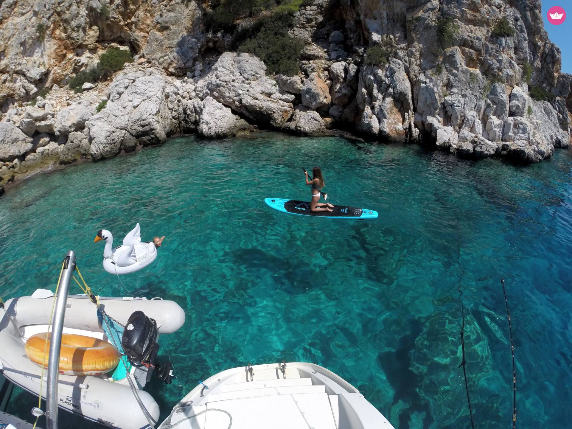 Charter catamaran in Athens  