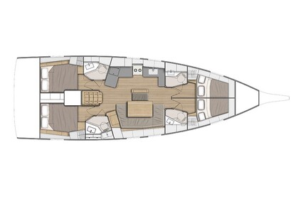Charter Sailboat Beneteau Oceanis 46.1 Preveza