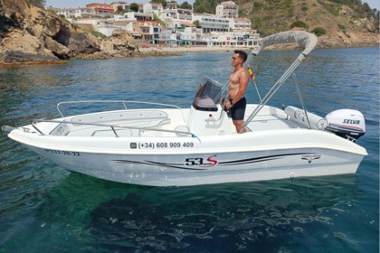 Rental Boat without license  Trimarchi 53s Palamós