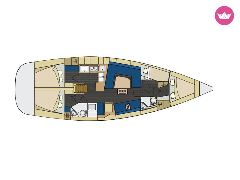 Czarter Jacht żaglowy Elan Impression 444 Zadar