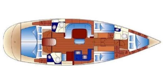 Sailboat Bavaria Bavaria 46 boat plan