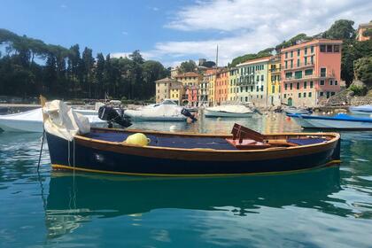 Noleggio Barca senza patente  Portofino gozzo in legno Rapallo