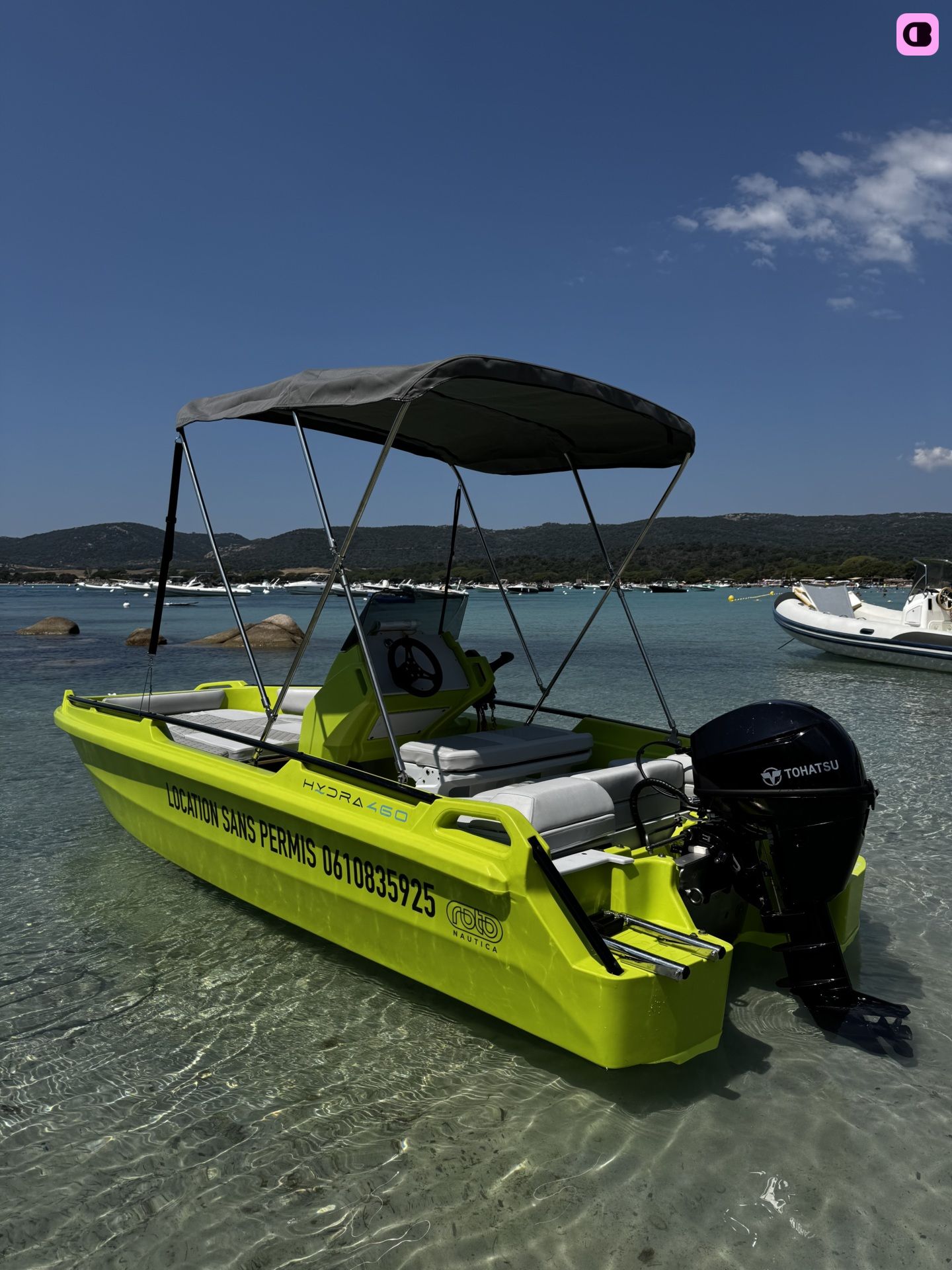Bateau à moteur Rotonautica Hydra 4,60 6cv 4