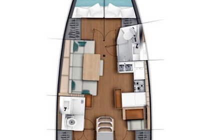 Location Voilier Jeanneau Sun Odyssey 440  Palma de Majorque