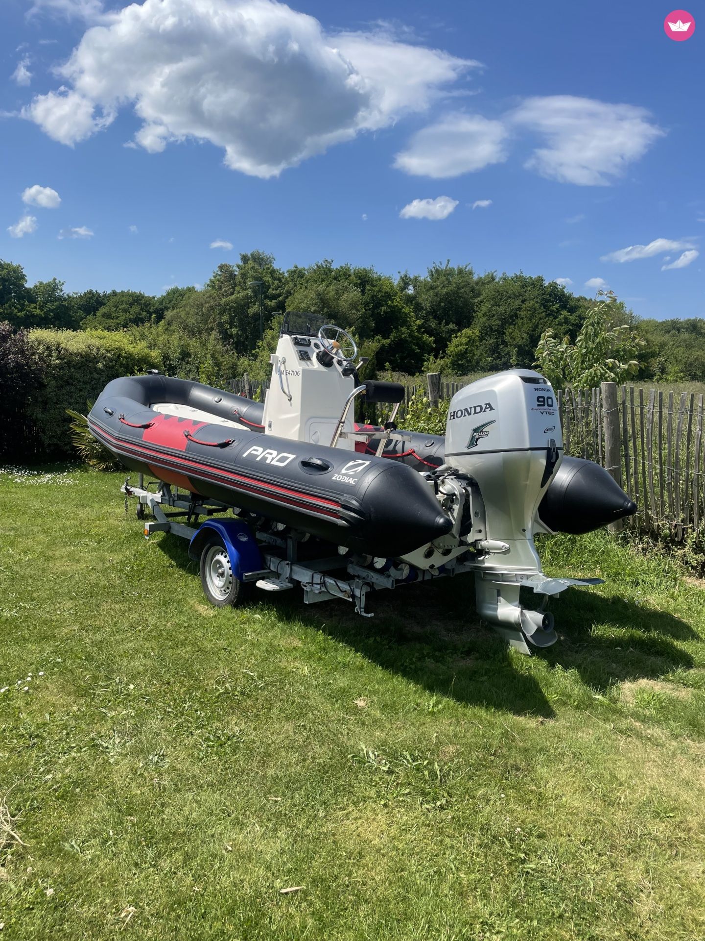 Bateau à moteur Zodiac Pro Open 550 90cv 6