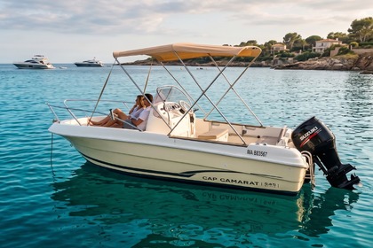 Miete Motorboot Jeanneau Cap camarat 545 style Vias Plage